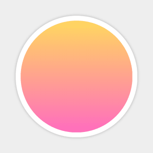 Pink Orange Gradient Magnet